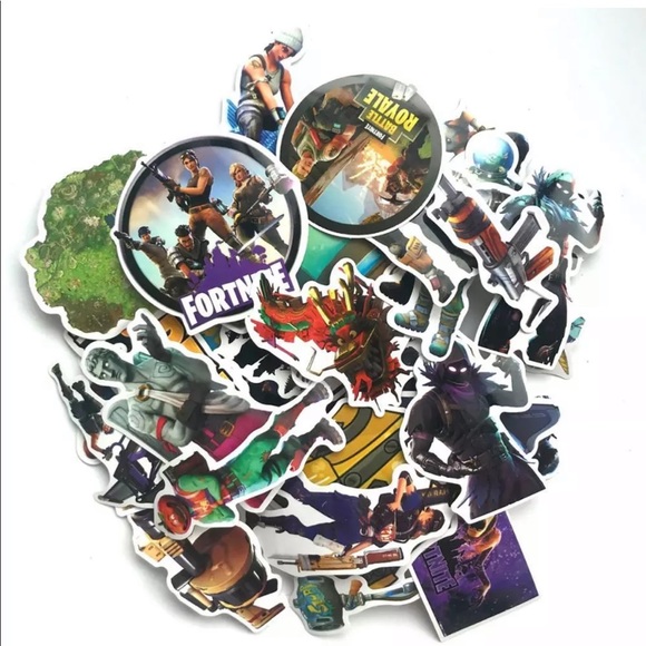 Fortnite Battle Royal Birthday Stickers Gift 40PC - Picture 6 of 7